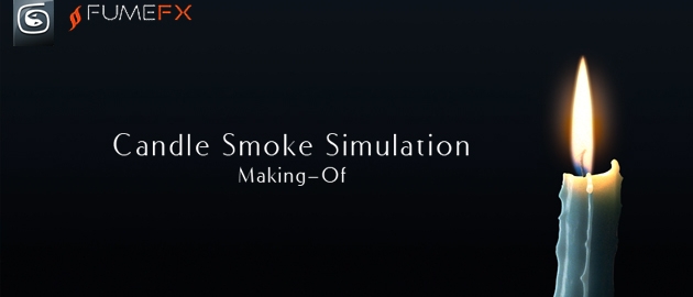 Simulation d’une bougie réaliste avec FumeFX